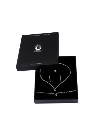 Zircon Set Necklace Wedding Henna Engagement Jewelry Set Models