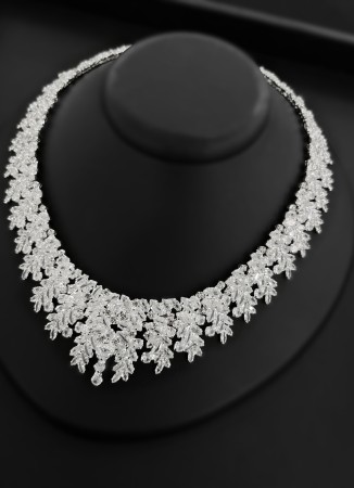 Zircon Set Necklace Wedding Henna Engagement Jewelry Set Models