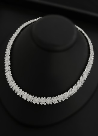 Zircon Set Necklace Wedding Henna Engagement Jewelry Set Models