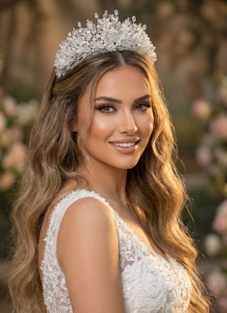 Bridal Crown Models Design Wedding Engagement Henna