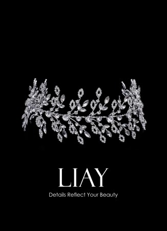 Crystal Stone Hair Accessory Models Wedding Henna Engagement Bride