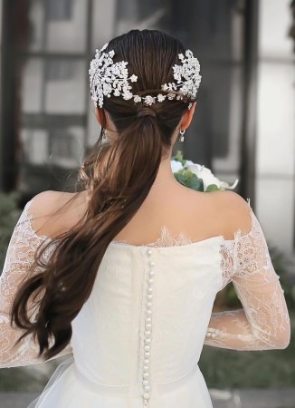 Zircon Stone Hair Accessories Models Design Wedding Henna Engagement Bride						