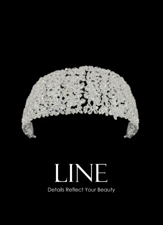 Zircon Stone Hair Accessories Models Design Wedding Henna Engagement Bride						