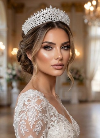 Bridal Crown Models Design Wedding Engagement Henna