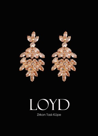 Zircon Stone Earrings Engagement Wedding Design Henna Stylish Earring Models