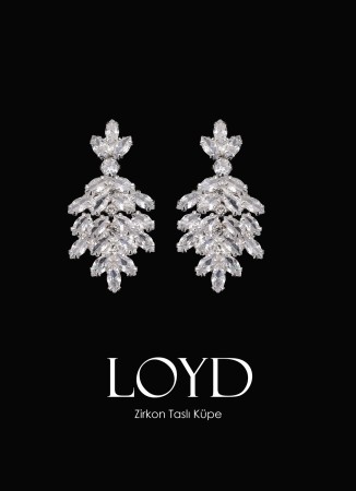 Zircon Stone Earrings Engagement Wedding Design Henna Stylish Earring Models