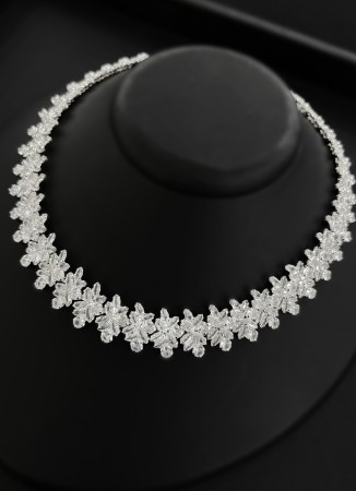 Zircon Set Necklace Wedding Henna Engagement Jewelry Set Models