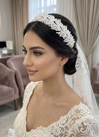 Zircon Stone Hair Accessories Models Design Wedding Henna Engagement Bride						