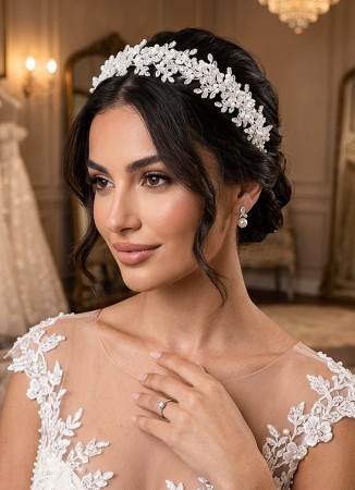 Zircon Set Necklace Wedding Henna Engagement Jewelry Set Models
