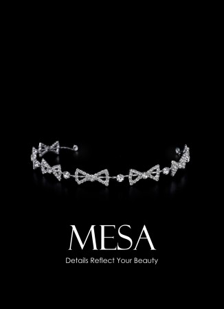 Crystal Stone Hair Accessory Models Wedding Henna Engagement Bride