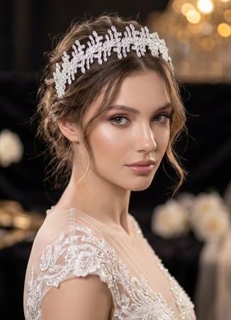 Zircon Stone Hair Accessories Models Design Wedding Henna Engagement Bride						
