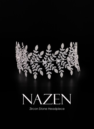 Zircon Stone Hair Accessories Models Wedding Henna Engagement Bride						