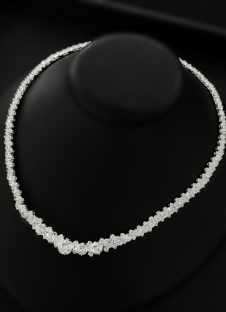Zircon Set Necklace Wedding Henna Engagement Jewelry Set Models