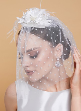 Wedding Cap Hat Wedding Bridal Accessory Engagement