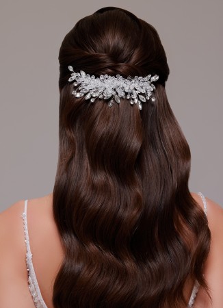 Crystal Stone Hair Accessories Models Wedding Engagement hair comb