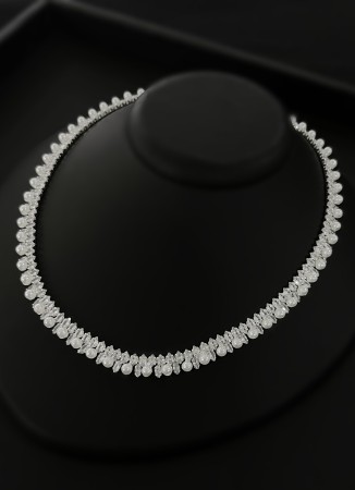 Zircon Set Necklace Wedding Henna Engagement Jewelry Set Models