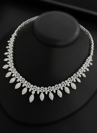 Zircon Set Necklace Wedding Henna Engagement Jewelry Set Models
