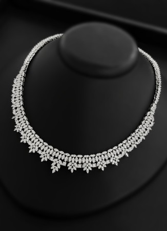 Zircon Set Necklace Wedding Henna Engagement Jewelry Set Models