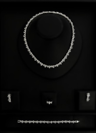 Zircon Set Necklace Wedding Henna Engagement Jewelry Set Models Zircon Set Necklace Wedding Henna Engagement Jewelry Set Models