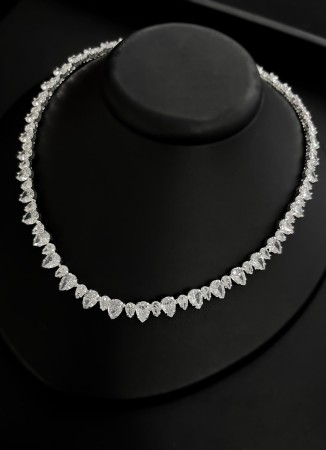 Zircon Set Necklace Wedding Henna Engagement Jewelry Set Models Zircon Set Necklace Wedding Henna Engagement Jewelry Set Models