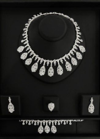 Set Necklace Wedding Henna Engagement Jewelry Set Models