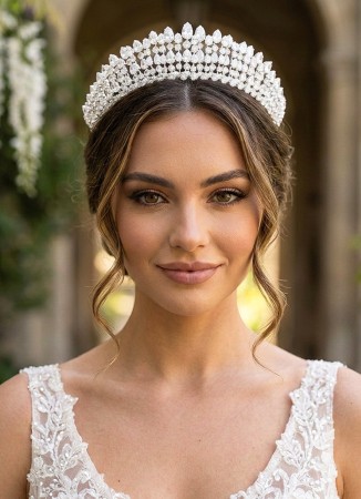 Bridal Crown Models Design Wedding Engagement Henna