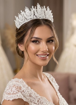 Bridal Crown Models Design Wedding Engagement