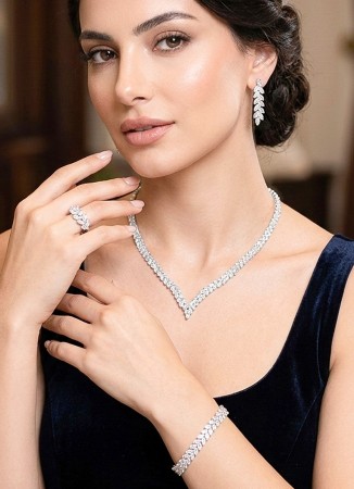 Set Necklace Wedding Henna Engagement Jewelry Set Models
