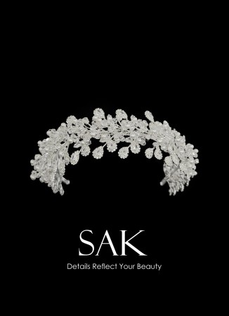 Zircon Stone Hair Accessories Models Design Wedding Henna Engagement Bride						