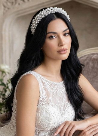 Crystal Stone Hair Accessories Models Wedding Henna Engagement Bride