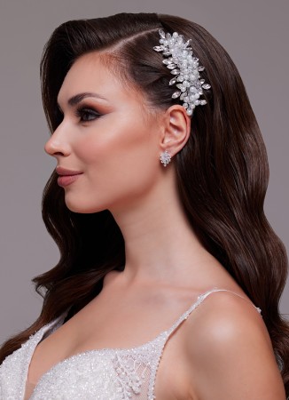 Crystal Stone Hair Accessories Models Wedding Henna Engagement Bride weeding hair comp