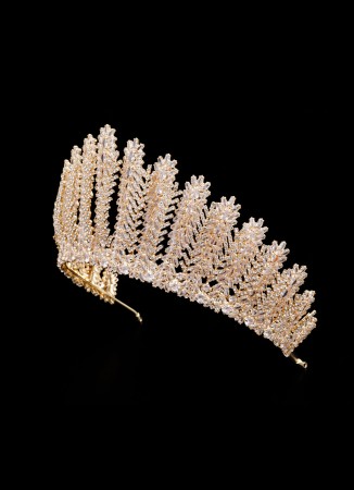 Bridal Crown Models Zircon Stone Henna Crown Special Design