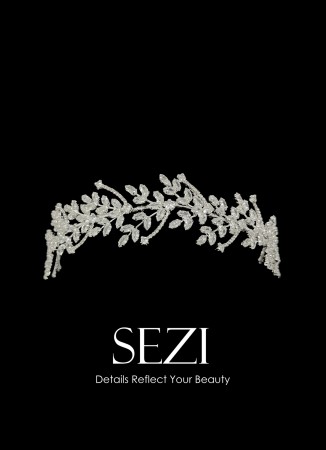 Zircon Stone Hair Accessories Models Design Wedding Henna Engagement Bride						