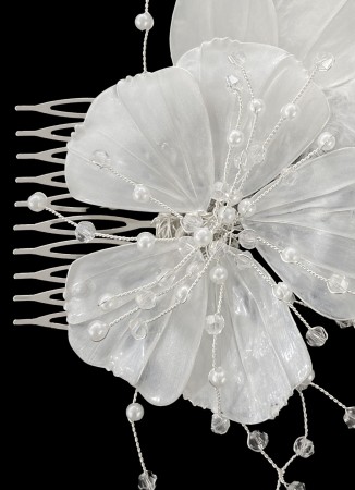 Crystal Stone Hair Accessories Models Wedding Engagement hair comb