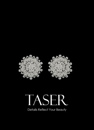 Zircon Stone Earrings Engagement Wedding Design Henna Stylish Earring Models