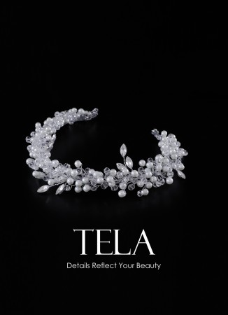 Crystal Beaded Hair Accessories Models Wedding Henna Engagement Bridal