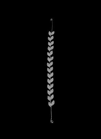 Crystal Stone Hair Accessory Models Wedding Henna Engagement Bride
