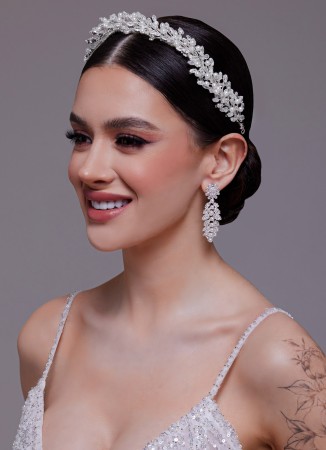 Zircon Stone Hair Accessories Models Wedding Henna Engagement Bride			