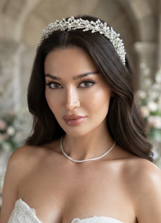 Zircon Stone Hair Accessories Models Wedding Henna Engagement Bride						