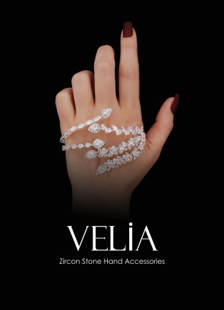Adjustable Zircon Stone Hand Sword Henna Wedding Hand Accessories