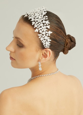 Zircon Stone Hair Accessory Models Hair Band Beaded Henna Wedding