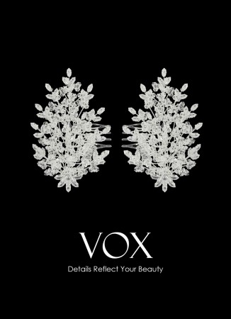 Zircon Stone Hair Accessories Models Wedding Engagement hair comp