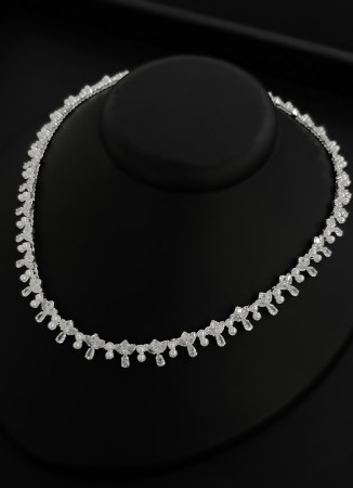 Zircon Set Necklace Wedding Henna Engagement Jewelry Set Models