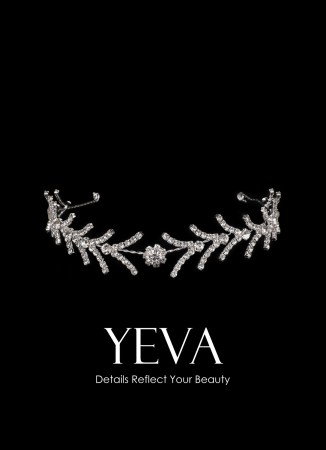 Crystal Stone Hair Accessory Models Wedding Henna Engagement Bride