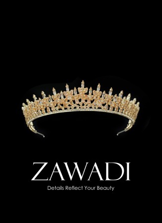 Bridal Crown Models Zircon Stone Wedding Engagement