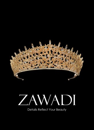 Bridal Crown Models Zircon Stone Wedding Engagement