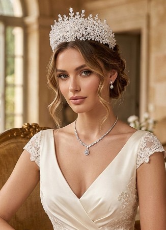 Zircon Stone Hair Accessories Models Wedding Henna Engagement Bride						