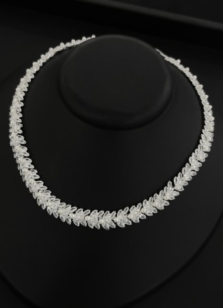 Zircon Set Necklace Wedding Henna Engagement Jewelry Set Models