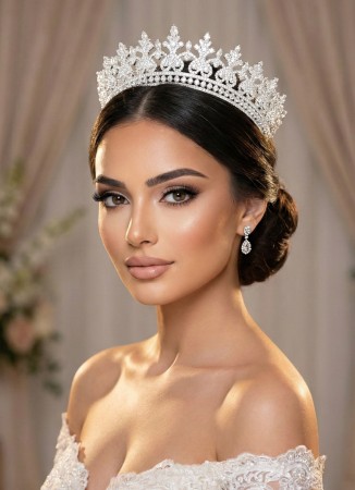 Bridal Crown Models Design Wedding Engagement Henna