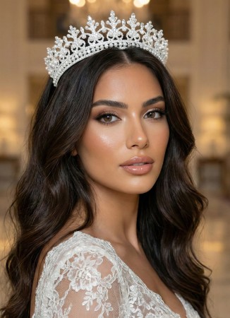 Bridal Crown Models Design Wedding Engagement Henna